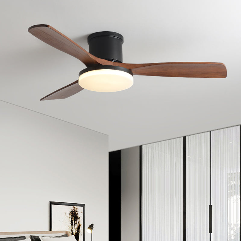 Geometry Metal Ceiling Fan Light Kids Style 1-Light Ceiling Fan Lamp for Living Room