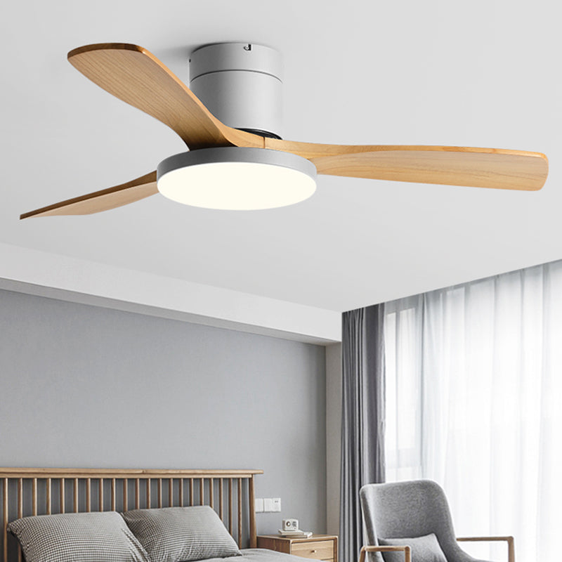 Unique Shape Ceiling Fan Light Kids Style Metal Single Light Ceiling Fan Lamp for Bedroom