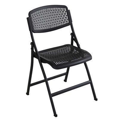 Steel Frame Conference Chair Plastic Back and Seat Armless Chair