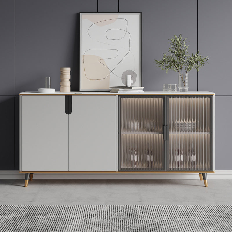 33.46"H Sideboard Glam Style Dining Server for Kitchen and Living Room