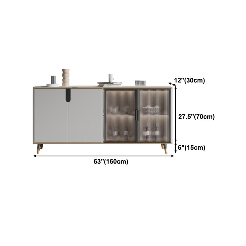 33.46"H Sideboard Glam Style Dining Server for Kitchen and Living Room