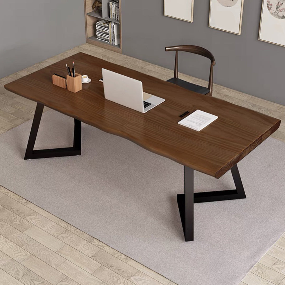 Solid Wood Meeting Table Home Office Free Form Simplicity Writing Desk