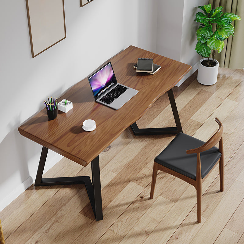 Solid Wood Meeting Table Home Office Free Form Simplicity Writing Desk