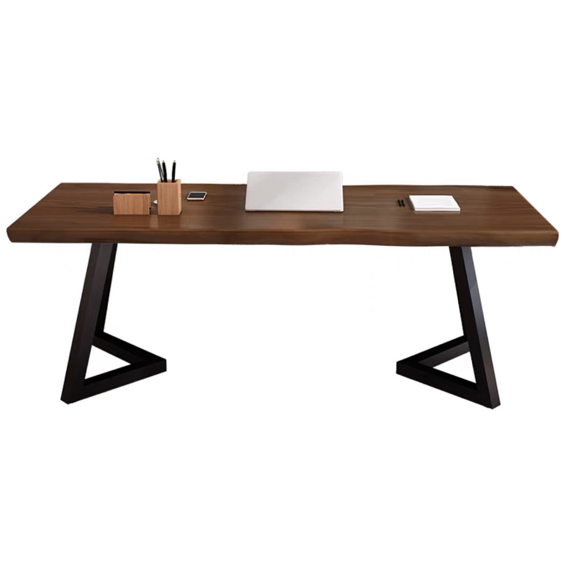 Solid Wood Meeting Table Home Office Free Form Simplicity Writing Desk