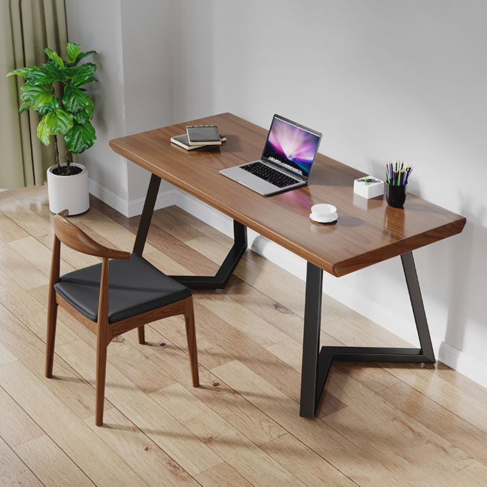 Solid Wood Meeting Table Home Office Free Form Simplicity Writing Desk