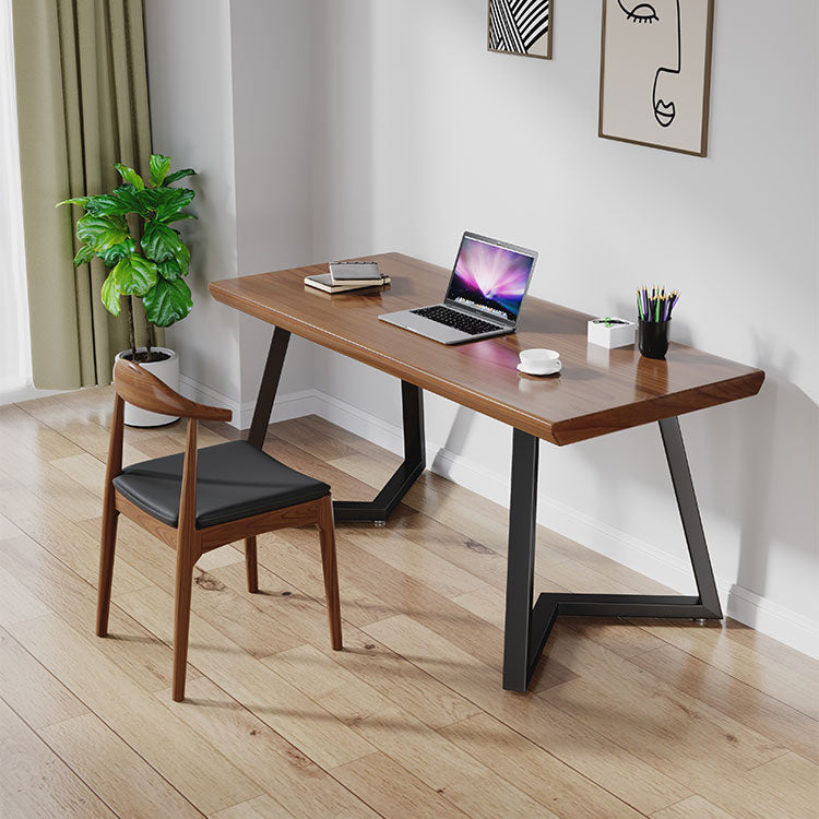 Solid Wood Meeting Table Home Office Free Form Simplicity Writing Desk