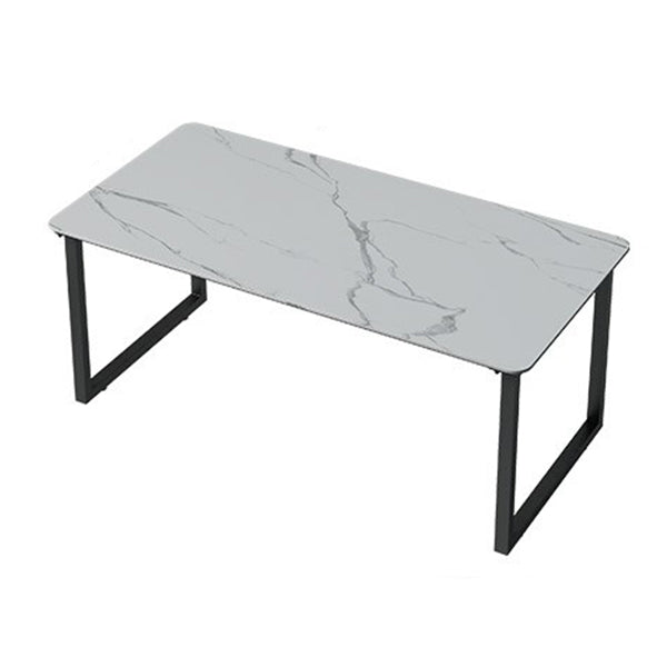 Modern Style Office Desk Sintered Stone Rectangle Desk for Home Use