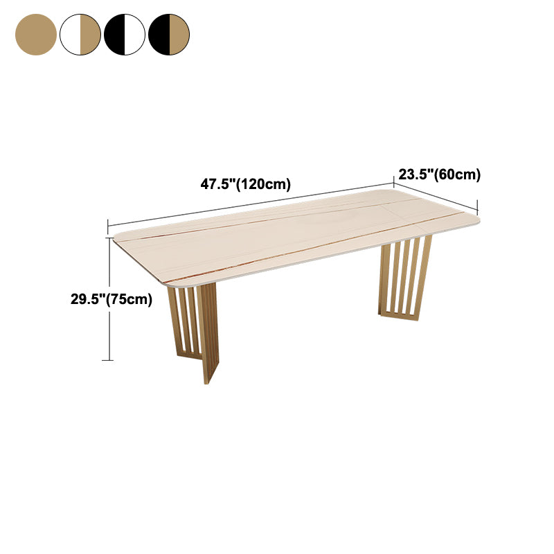 Contemporary Style Writing Desk Rectangular Office Desk,47.2"L x 23.6''W x 29.5"H