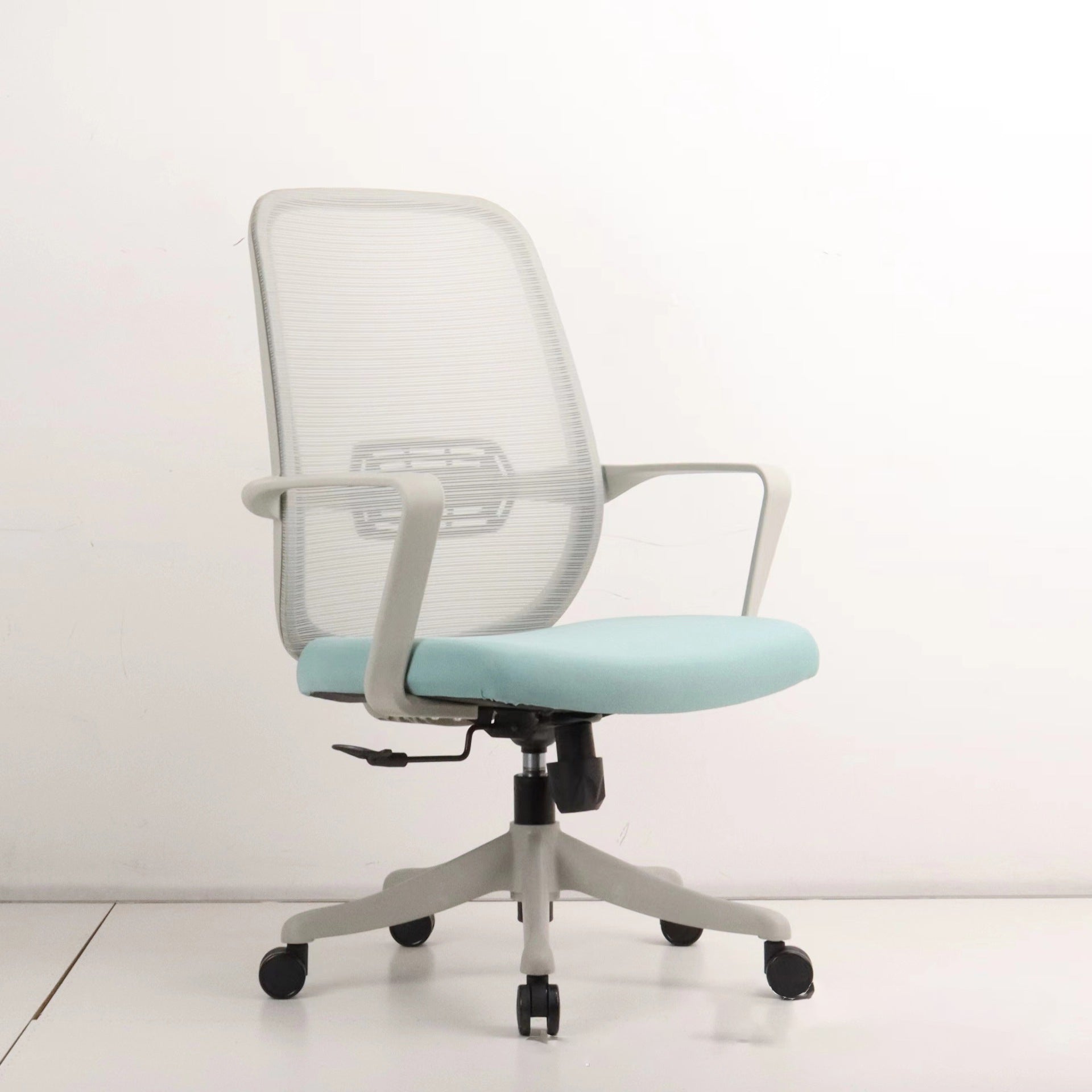 Ergonomic Mesh Desk Chair Contemporary Home Office Fixed Arms Office Chair