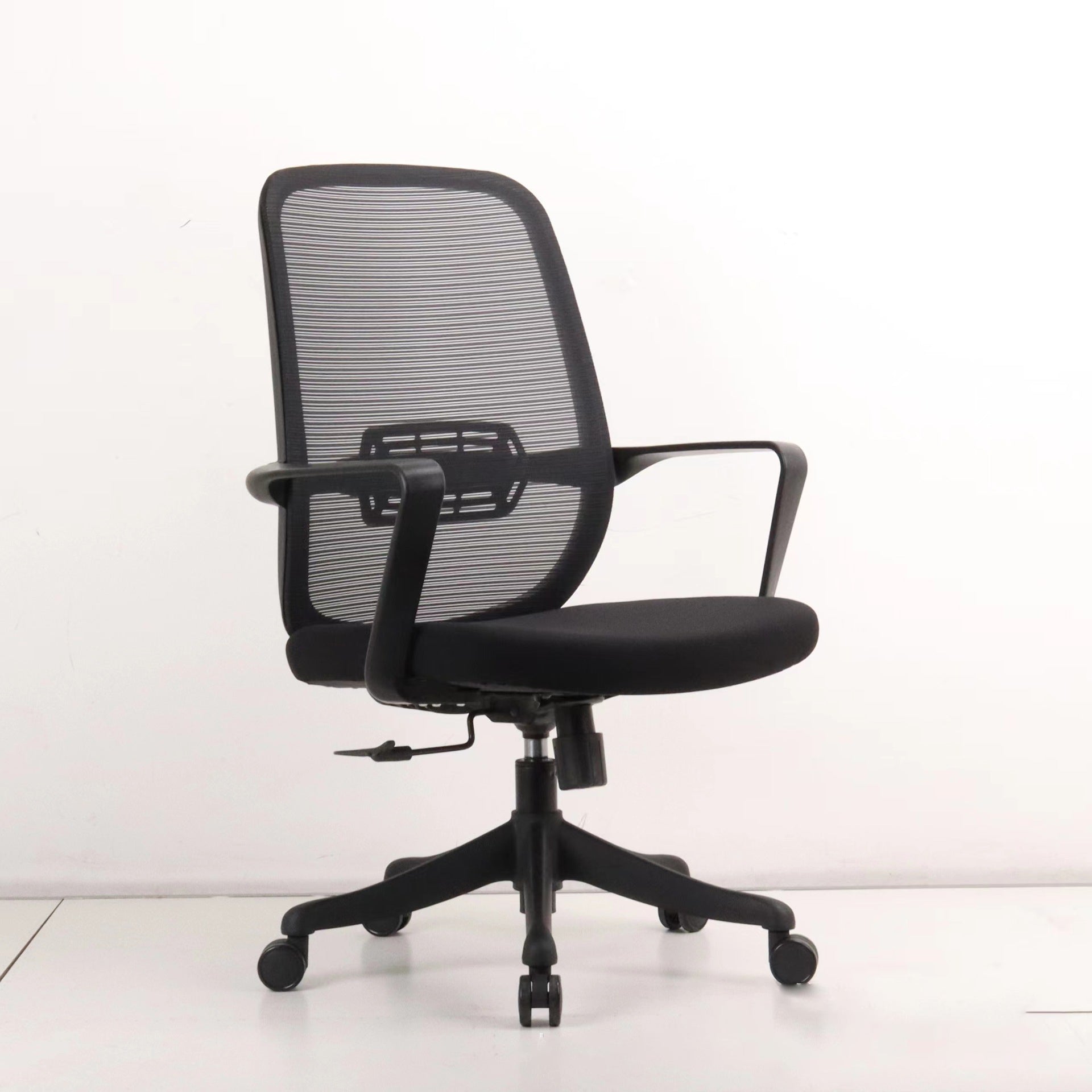 Ergonomic Mesh Desk Chair Contemporary Home Office Fixed Arms Office Chair