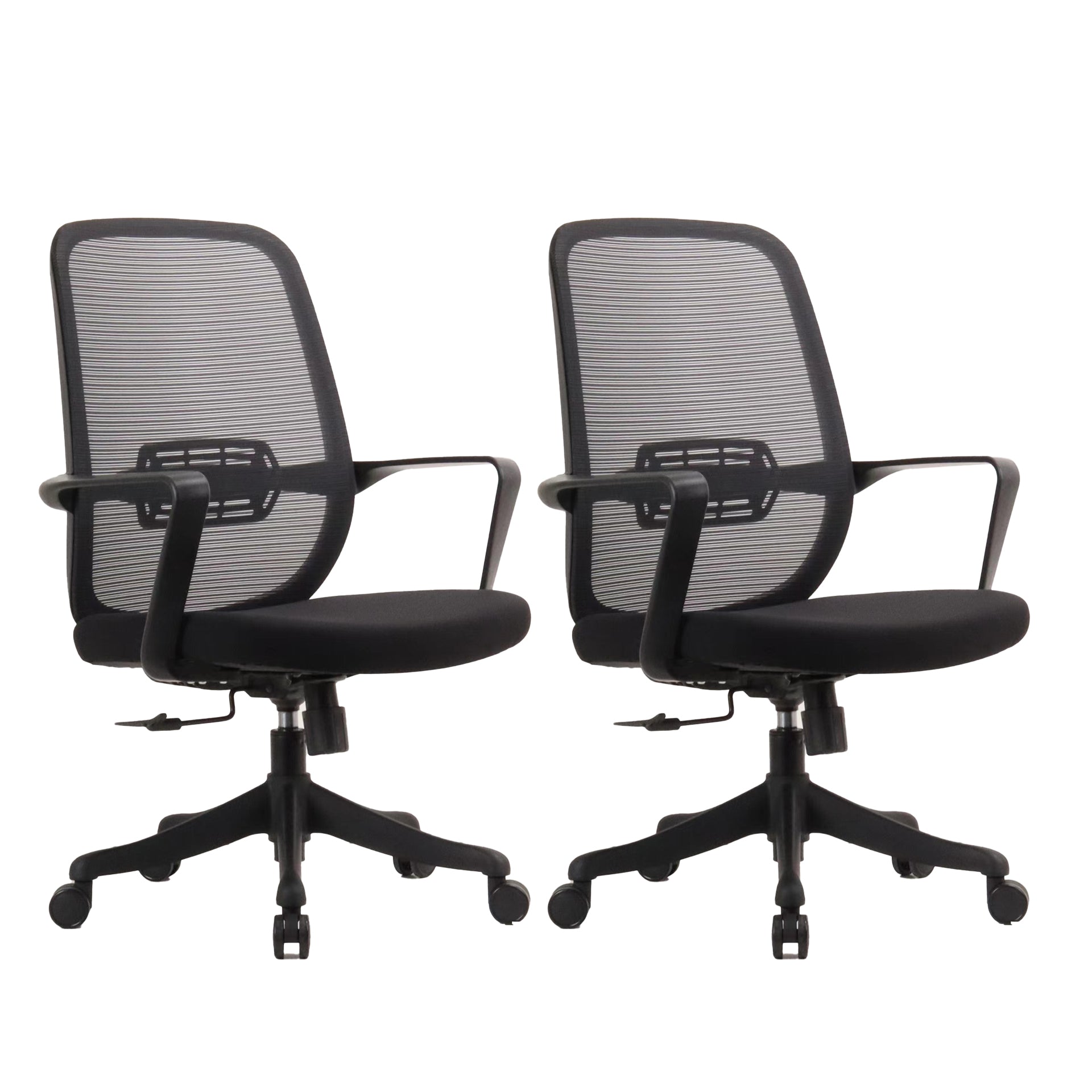 Ergonomic Mesh Desk Chair Contemporary Home Office Fixed Arms Office Chair