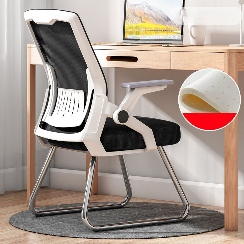 Ergonomic Mid Back Desk Chair Adjustable Arms Office Chair for Home Office