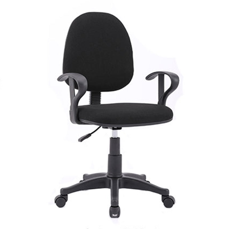 Middle Back Office Chair Fabric Sponge Cushion Chair for Office