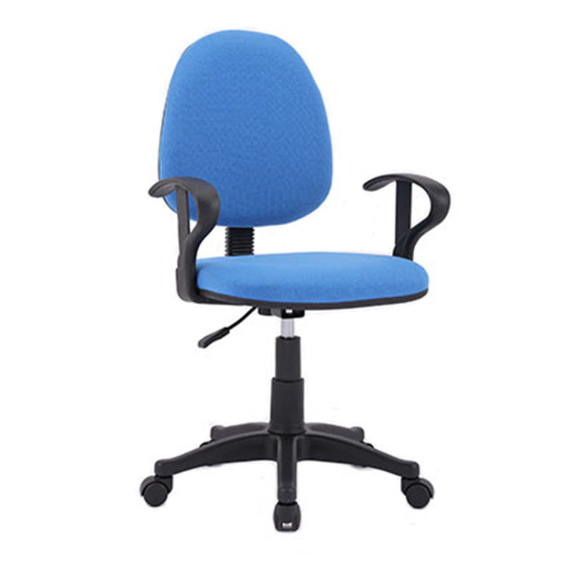 Middle Back Office Chair Fabric Sponge Cushion Chair for Office