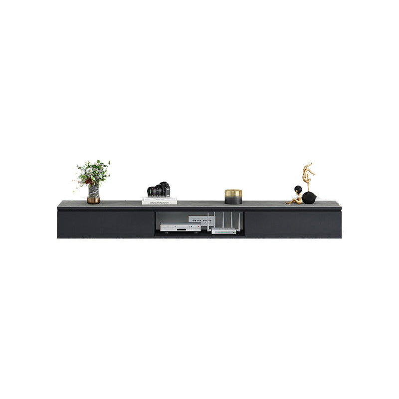 Contemporary Style TV Stand Wall-mounted Enclosed Storage TV Console