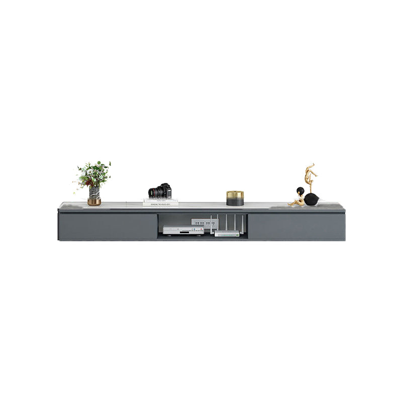 Contemporary Style TV Stand Wall-mounted Enclosed Storage TV Console