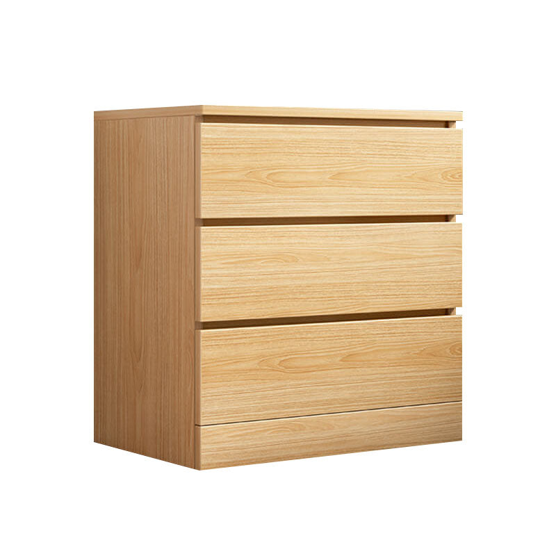 Modern Storage Chest Vertical Wooden Bedroom Storage Chest Dresser with Drawers