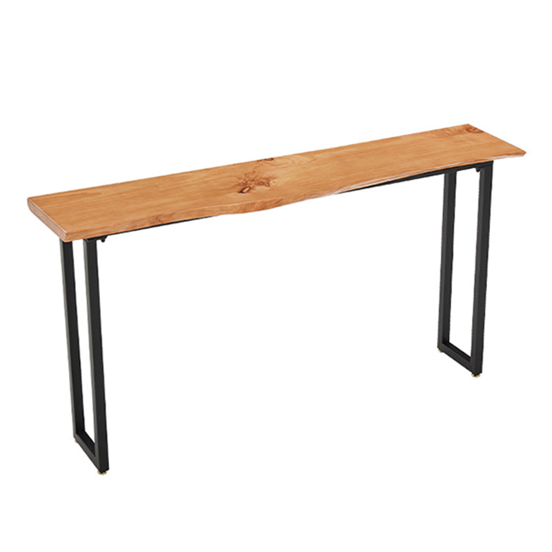 Pine Wood Bar Dining Table Modern Rectangle Bar Table for Dining Room