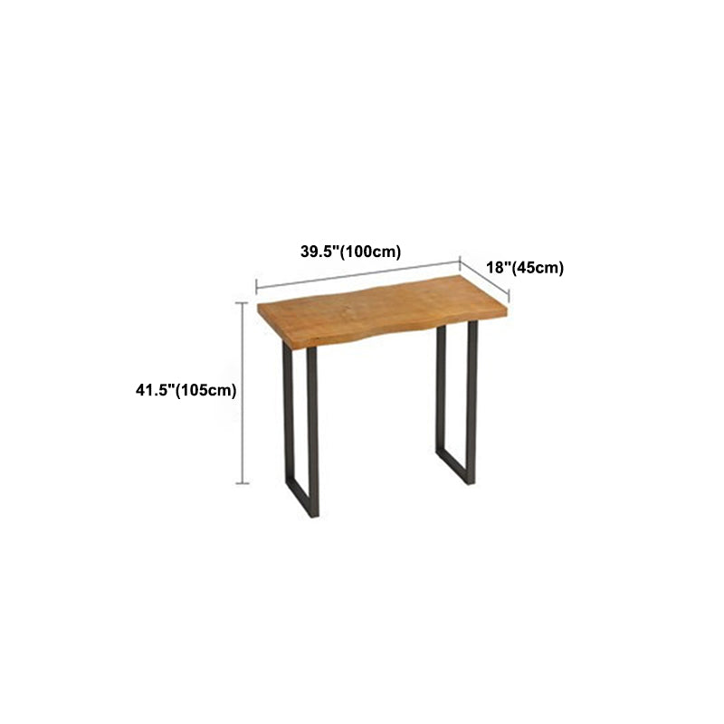 Pine Wood Bar Dining Table Modern Rectangle Bar Table for Dining Room