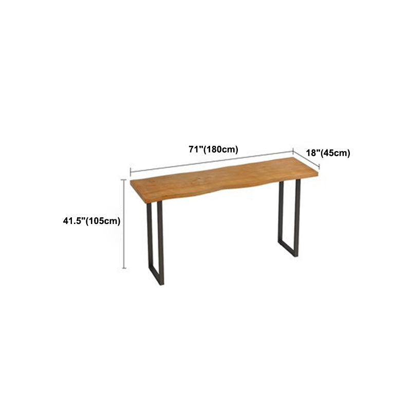 Pine Wood Bar Dining Table Modern Rectangle Bar Table for Dining Room