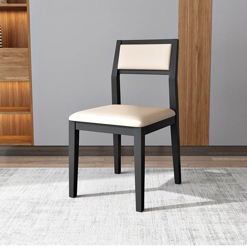 Open Back Dining Side Chair Solid Wood Dining Chair for Dining Room