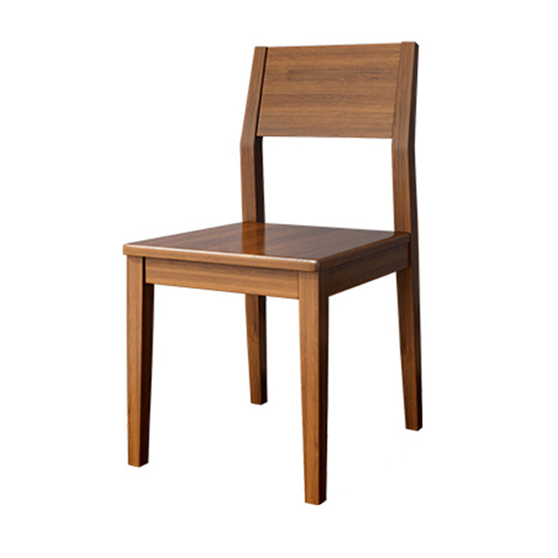 Open Back Dining Side Chair Solid Wood Dining Chair for Dining Room