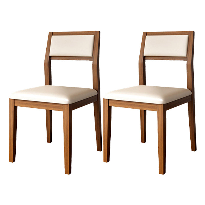 Open Back Dining Side Chair Solid Wood Dining Chair for Dining Room