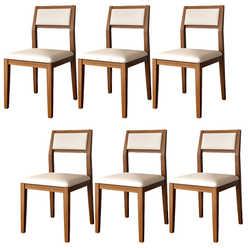 Open Back Dining Side Chair Solid Wood Dining Chair for Dining Room