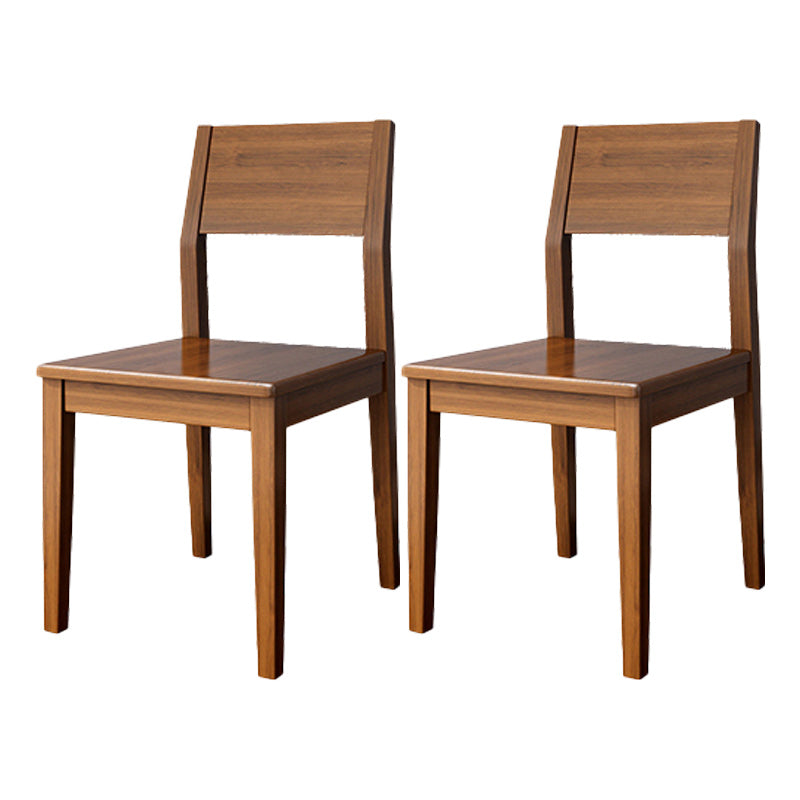 Open Back Dining Side Chair Solid Wood Dining Chair for Dining Room