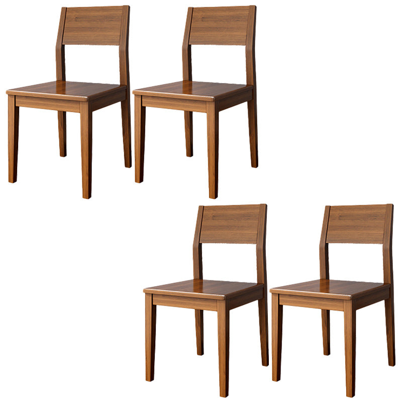 Open Back Dining Side Chair Solid Wood Dining Chair for Dining Room