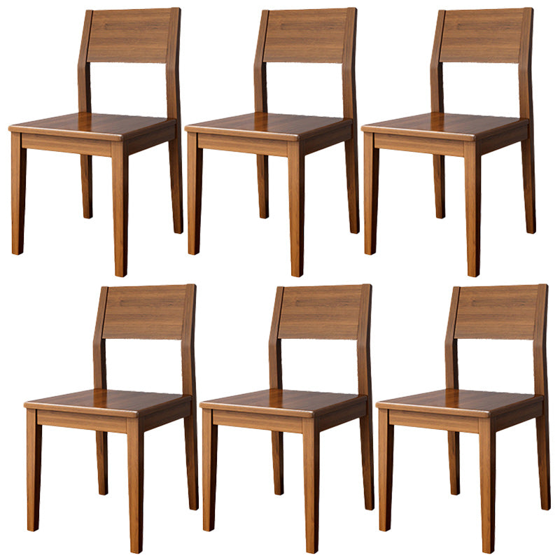 Open Back Dining Side Chair Solid Wood Dining Chair for Dining Room