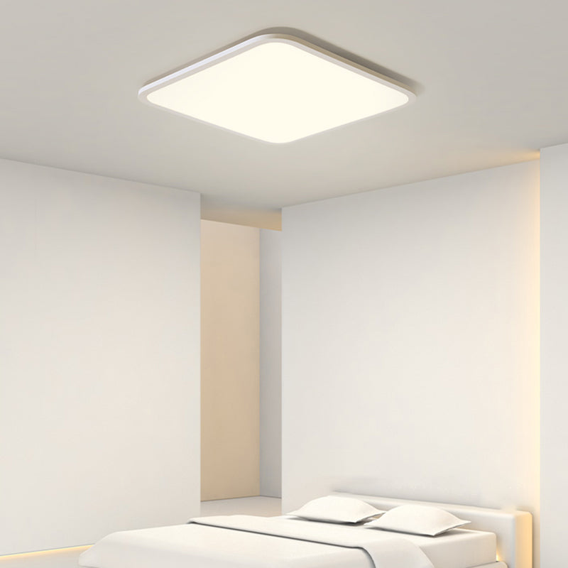 1-Light Ceiling Lamp Modern LED Ceiling Mount Light with Acrylic Shade for Bedroom