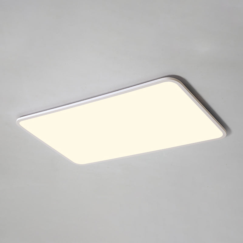 1-Light Ceiling Lamp Modern LED Ceiling Mount Light with Acrylic Shade for Bedroom