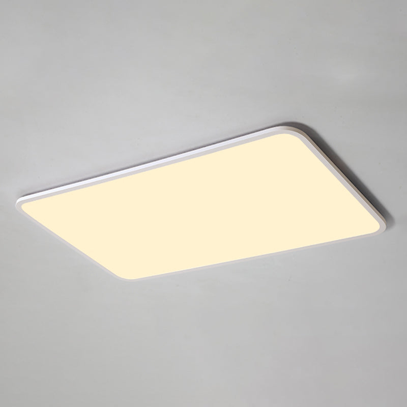 1-Light Ceiling Lamp Modern LED Ceiling Mount Light with Acrylic Shade for Bedroom