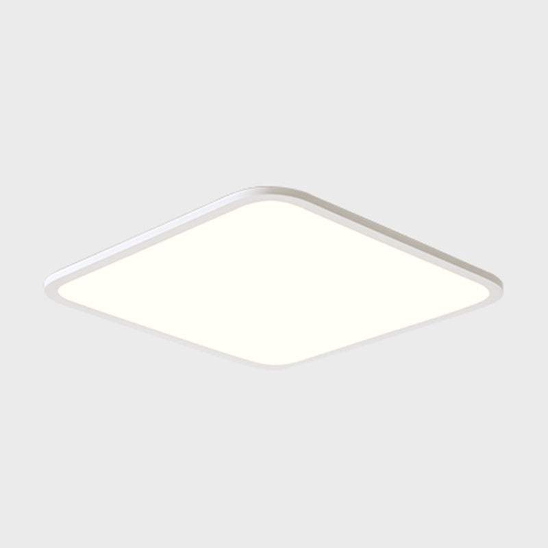 1-Light Ceiling Lamp Modern LED Ceiling Mount Light with Acrylic Shade for Bedroom