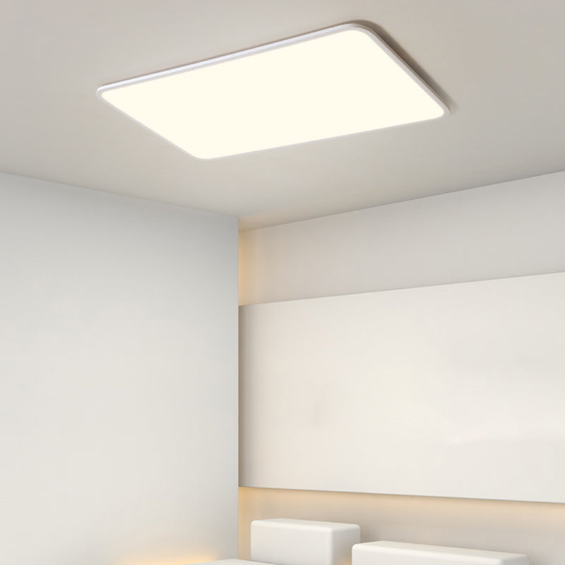 1-Light Ceiling Lamp Modern LED Ceiling Mount Light with Acrylic Shade for Bedroom