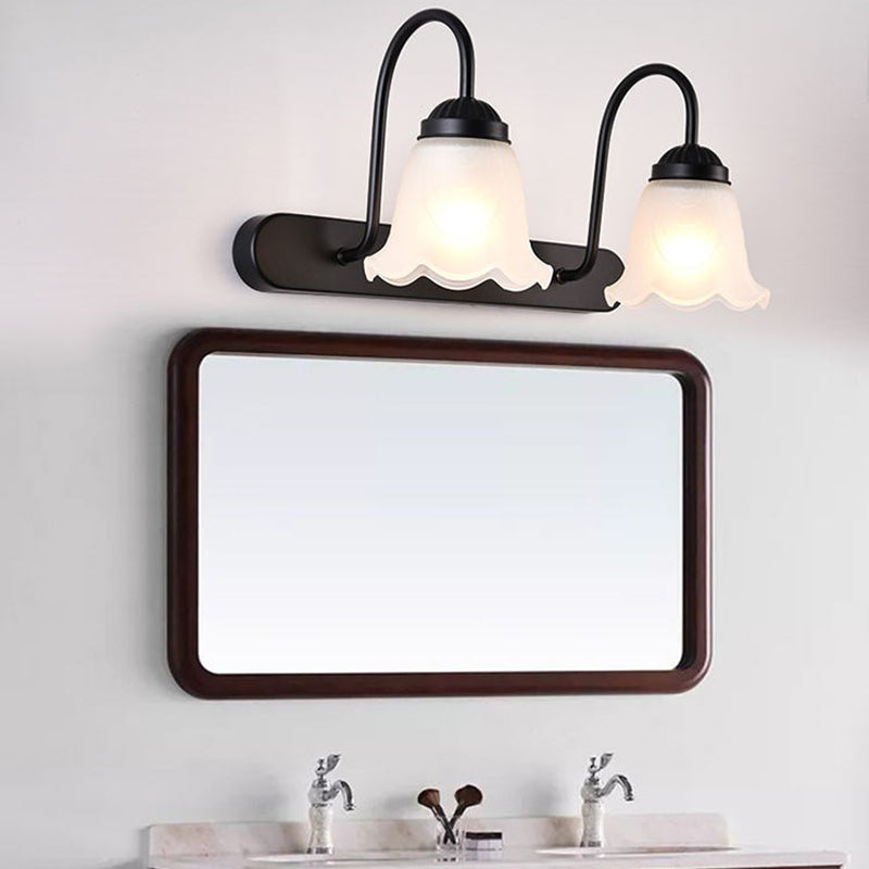 Sconce Light Fixture Modern Glass Wall Mounted Light for Bathroom