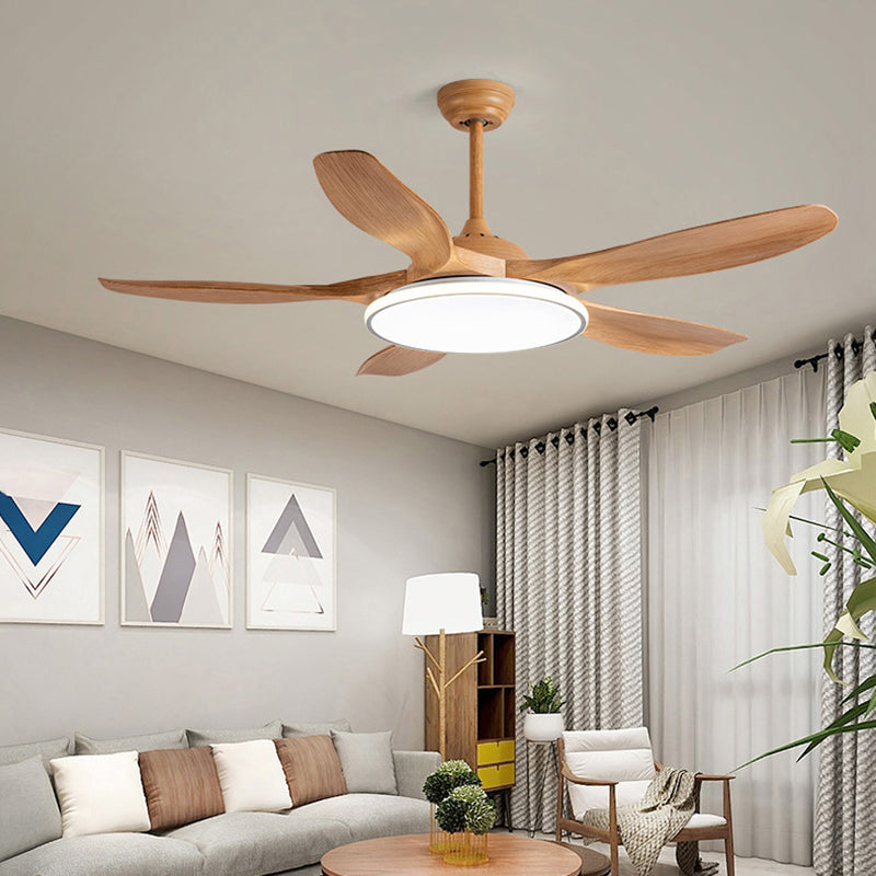 Unique Shape Metal Ceiling Fan Lights Kids Style 2 Light Ceiling Fan Lamps for Living Room