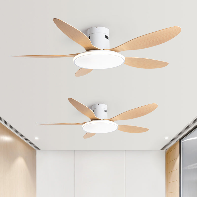 Unique Shape Metal Ceiling Fan Lights Kids Style 2 Light Ceiling Fan Lamps for Living Room