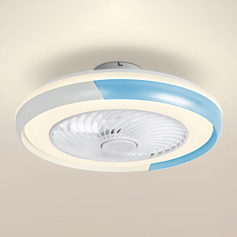 Metal Ceiling Fan Light Modern Style Ceiling Fan Light for Bedroom