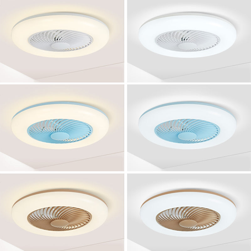 Metal Ceiling Fan Light Modern Style Ceiling Fan Light for Bedroom