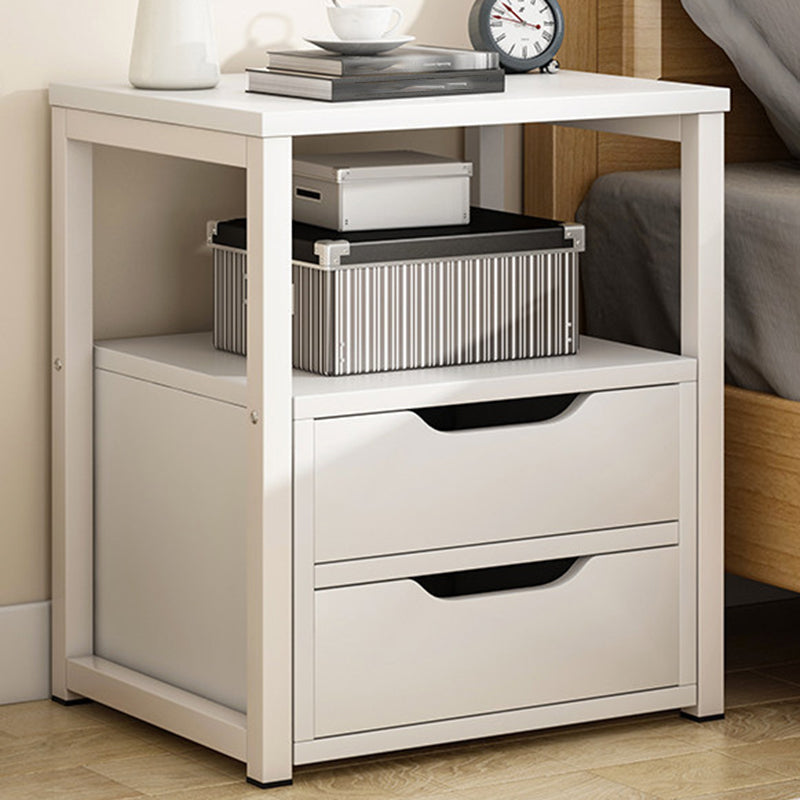 Contemporary Drawer Storage Bedside Cabinet Wood Nightstand for Bedroom