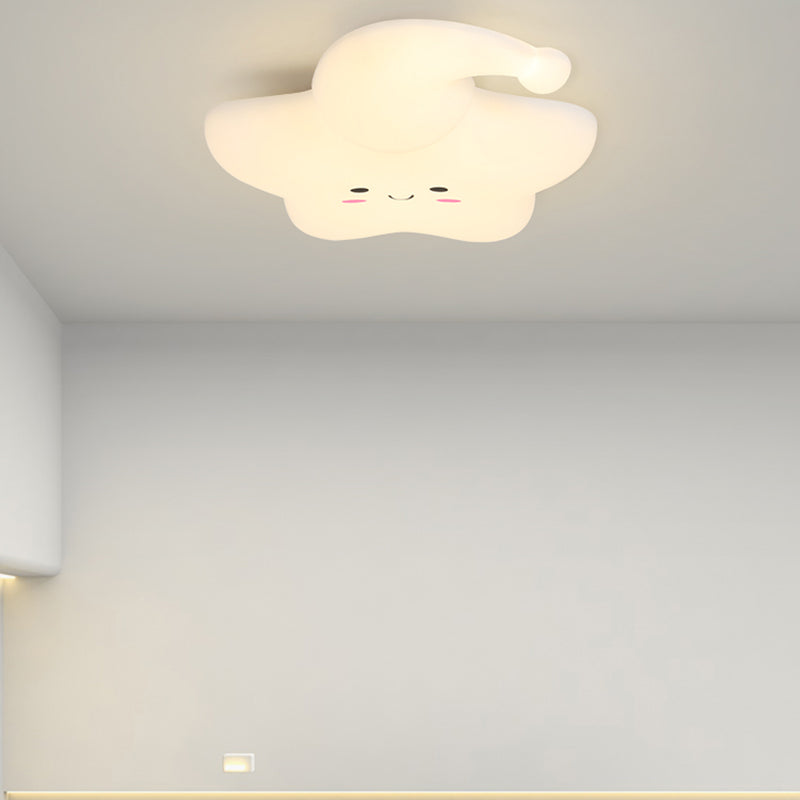 Cartoon Shape Ceiling Lamp LED Ceiling Mount Light with Acrylic Shade for Kid's Room