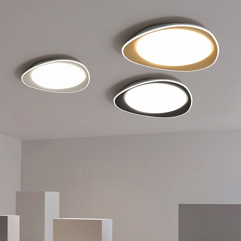 Modern Style Geometry Ceiling Lights Metal 2 Light Ceiling Lamps for Bedroom