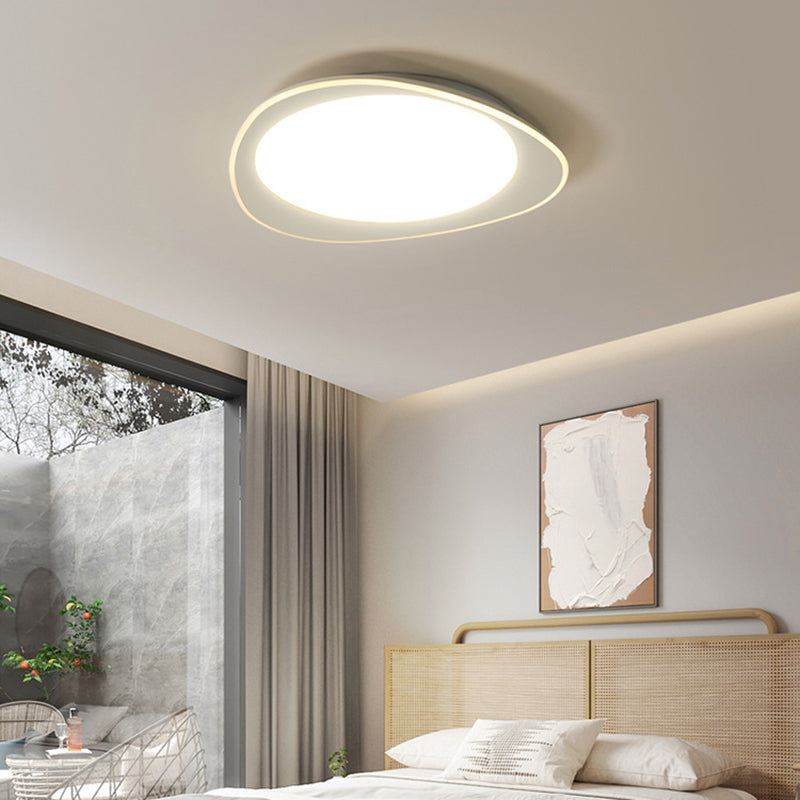 Modern Style Geometry Ceiling Lights Metal 2 Light Ceiling Lamps for Bedroom