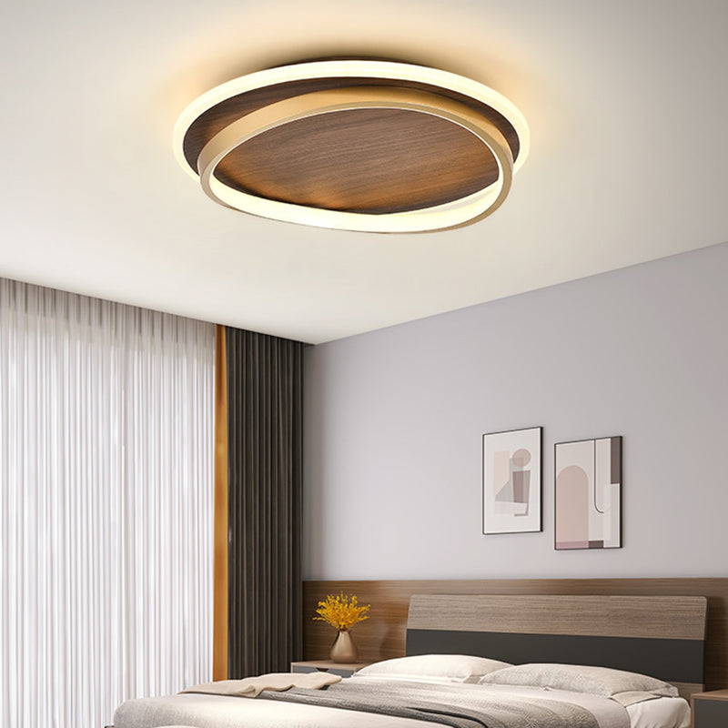 Modern Ceiling Lamp Simple LED Ceiling Mount Light with Acrylic Shade for Bedroom