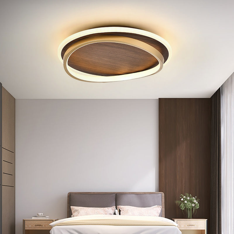 Modern Ceiling Lamp Simple LED Ceiling Mount Light with Acrylic Shade for Bedroom