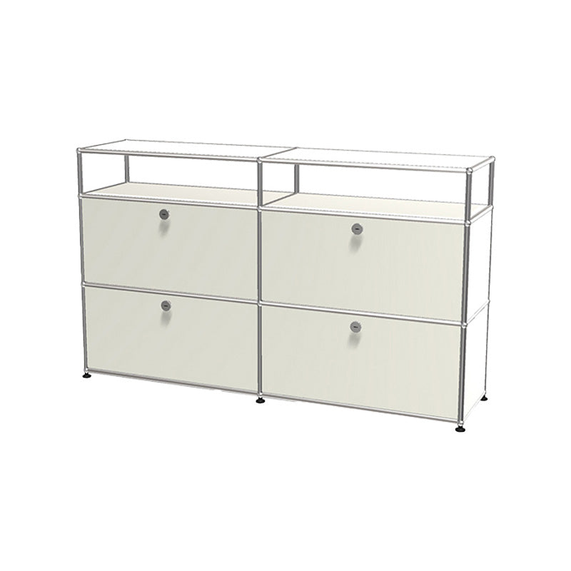 Modern Storage Sideboard Metal Sideboard with Drawer for Home