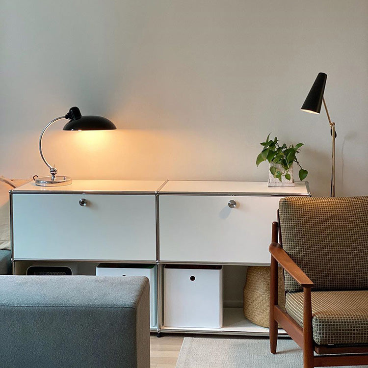 Modern Storage Sideboard Metal Sideboard with Drawer for Home