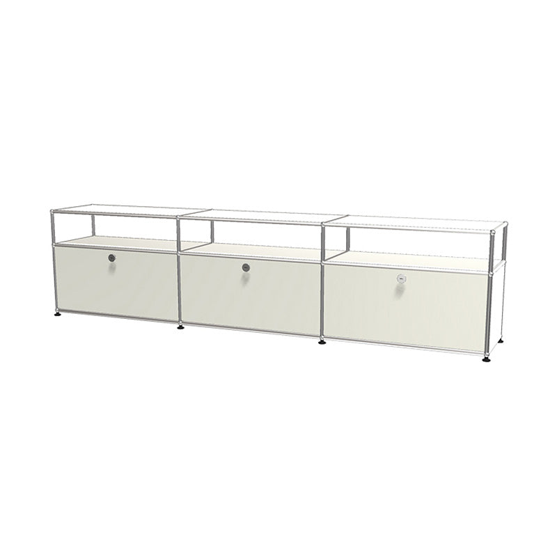 Modern Storage Sideboard Metal Sideboard with Drawer for Home